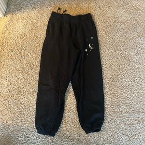 PacSun Black Graphic Sweats